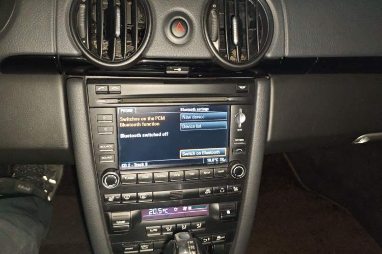 Used Porsche Cayman 2009 Cayman 2.9L Audio And AC Panel