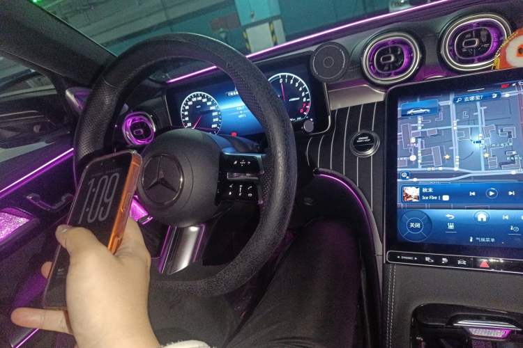 Used Mercedes-Benz C-Class New Energy 2023 C 350 eL Steering Wheel