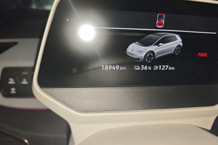 Used Volkswagen ID.3 2022 Pro Smart Edition Odometer Close Up