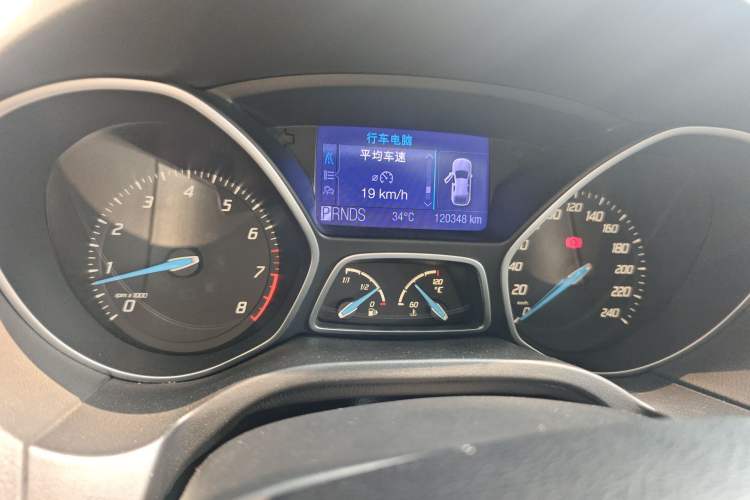 Used Ford Focus 2012 Hatchback 2.0L Automatic Luxury Sport Model Odometer Close Up