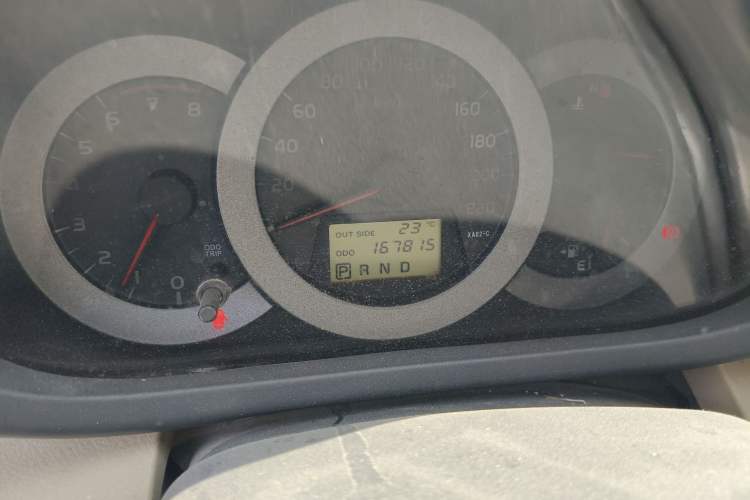 Used Toyota RAV4 2013 2.0L CVT Two-Wheel Drive Urban Edition Odometer Close Up