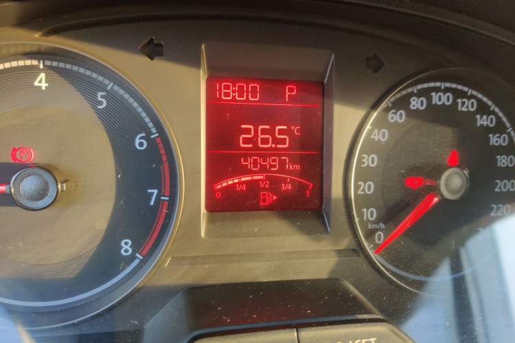 Used Volkswagen Santana 2021 1.5L Automatic Fashion Edition Odometer Close Up