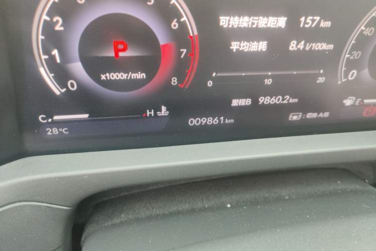 Used Honda Accord 2025 260TURBO Luxury Edition Odometer Close Up