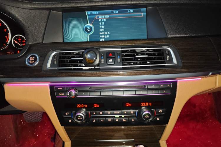 Used BMW 7 Series 2009 740Li Luxury Model Audio And AC Panel