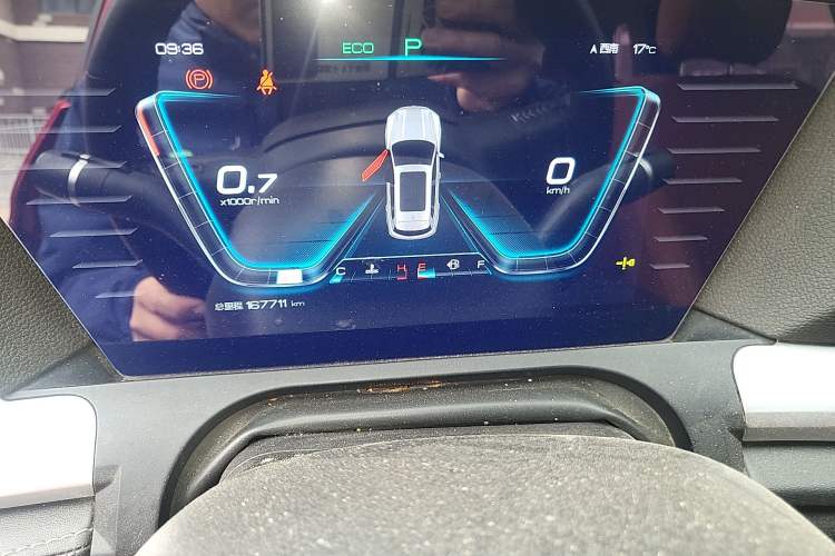 Used BYD Song Pro 2019 1.5T Automatic Elite Edition Odometer Close Up