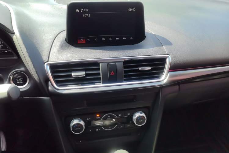 Used Mazda 3 Axela 2017 Sedan 2.0L Automatic Prestige Model China V Standard Audio And AC Panel