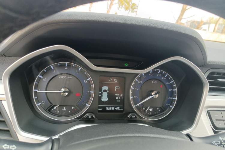 Used Geely Auto Vision X3 2019 Upgraded Model 1.5L CVT Elite Version Instrument Cluster