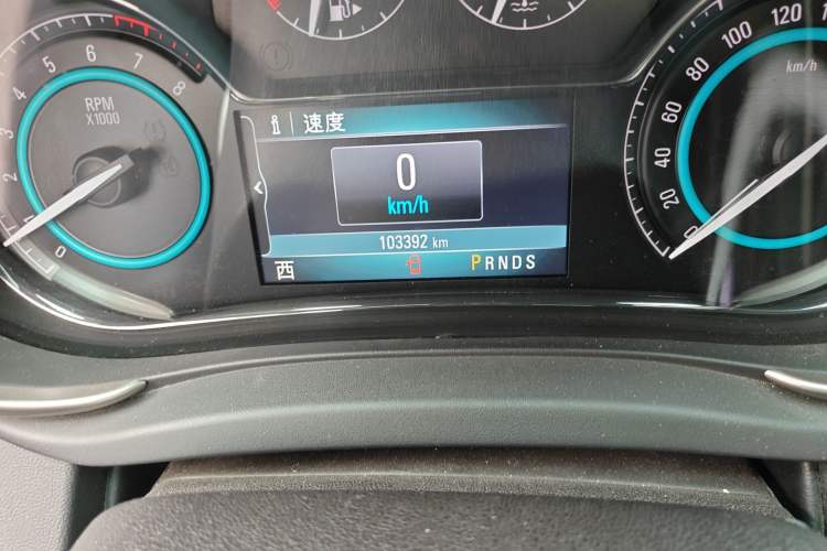 Used Buick LaCrosse 2014 2.0T SIDI Elite Tech Version Odometer Close Up