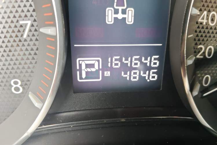 Used Nissan Patrol  Odometer Close Up