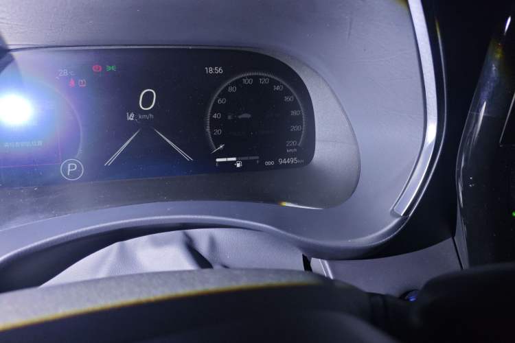 Used Toyota Highlander 2022 Dual-Engine 2.5L Four-Wheel Drive Supreme Edition 7-Seater Odometer Close Up