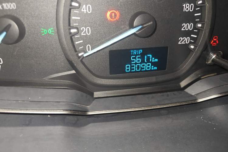 Used Ford Escort 2017 Revised Version 1.5L Manual Comfort Edition Odometer Close Up