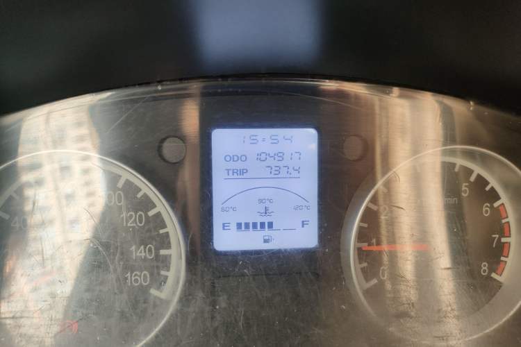 Used Jinbei Hiace X30 2018 1.3L Standard Edition DLCG12 Odometer Close Up