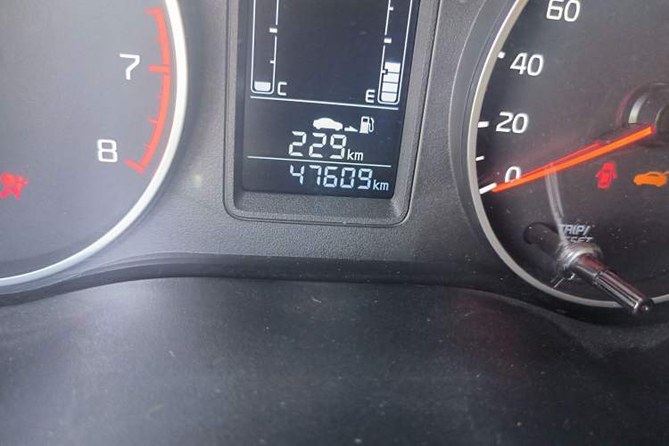 Used Kia Pegas 2017 1.4L Manual Fashion Edition Smart Odometer Close Up