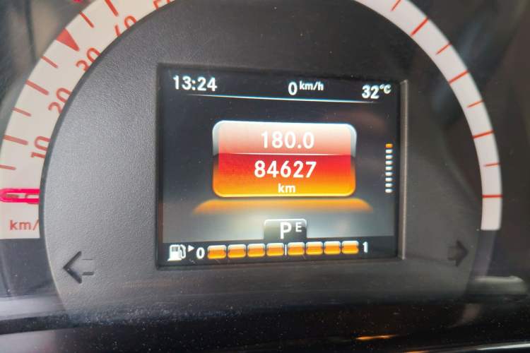 Used smart fortwo 2015 1.0L 52 kW Hardtop Passion Edition Odometer Close Up