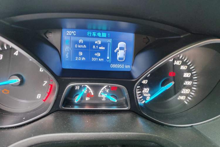 Used Ford Focus 2012 Hatchback 2.0L Manual Luxury Sport Model Odometer Close Up