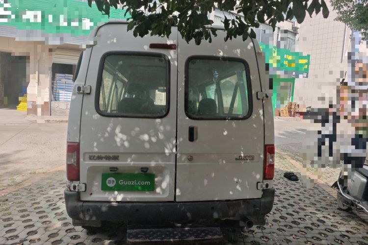 Used JMC Transit 2019 2.8T Commercial Version Long Wheelbase Mid-Roof 6-Seater Rear Single Tire China VI Emission Standard – JX493
