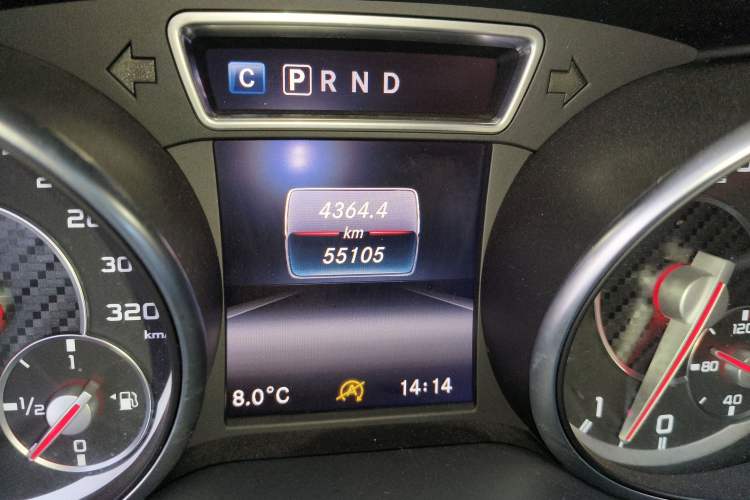 Used Mercedes-Benz GLA AMG 2016 AMG GLA 45 4MATIC Odometer Close Up