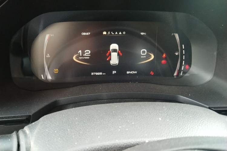 Used Haval F7 2019 1.5T Two-Wheel-Drive i-Type China VI Standard Odometer Close Up