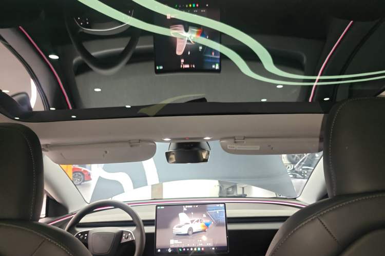 Used Tesla Model 3 2023 Long-Range All-Wheel-Drive Version Headliner