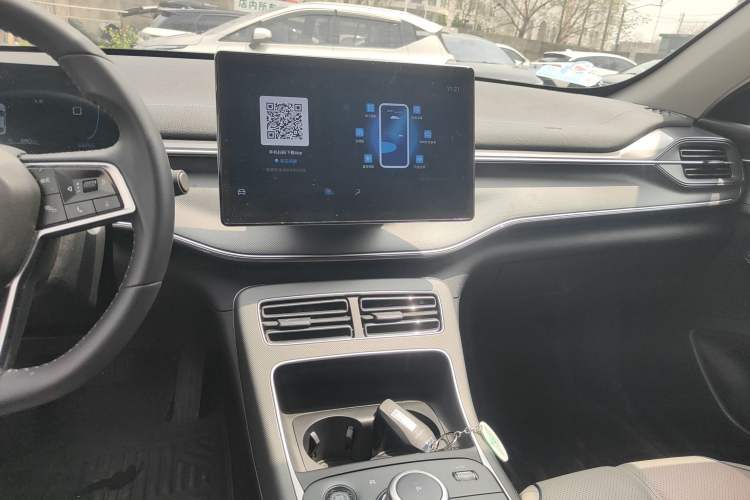 Used BYD Destroyer 05 2024 HONOR Edition DM-i 55KM Luxury Model Audio And AC Panel