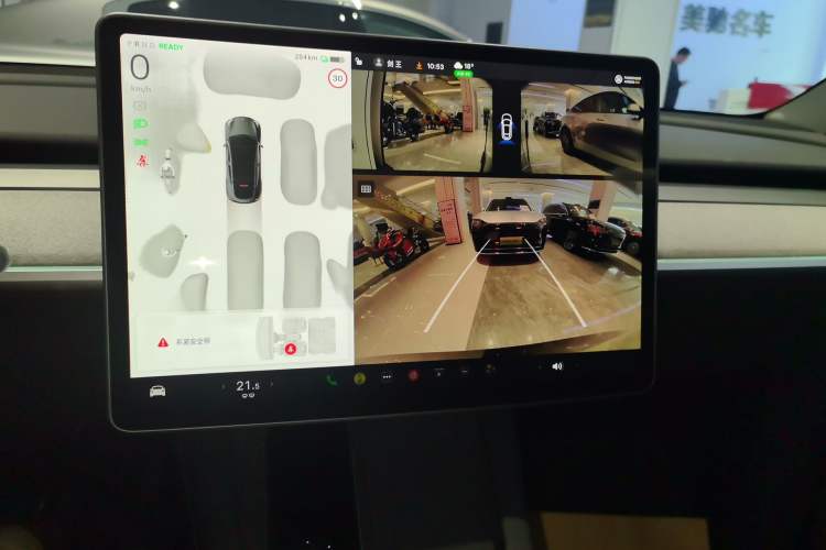 Used Tesla Model Y 2024 Rear-Wheel-Drive Version Audio And AC Panel