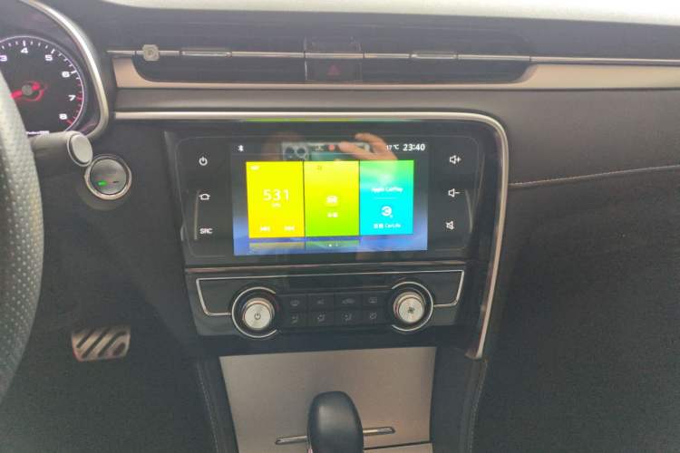 Used MG 6 2017 20T Automatic Luxury Smart Connect Version China V Standard Audio And AC Panel