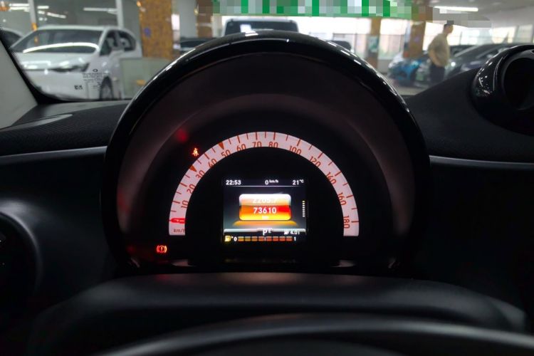Used smart fortwo 2019 0.9T 66kW Hardtop Wind Power Edition China VI Instrument Cluster