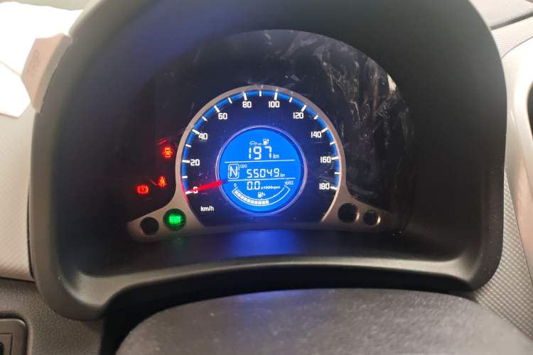 Used CHANGAN Benni E-Star 2021 National Edition Xin Yue Version Lithium Iron Phosphate (31.18 kWh) Odometer Close Up