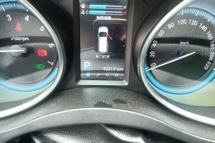 Used Karry K60 2018 1.5L Automatic Luxury Model Odometer Close Up