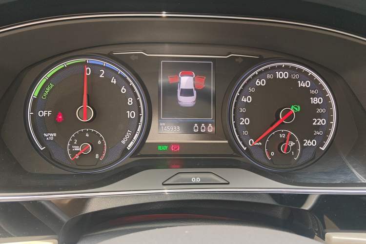 Used Volkswagen Passat New Energy 2019 430 PHEV Hybrid Luxury Edition Odometer Close Up