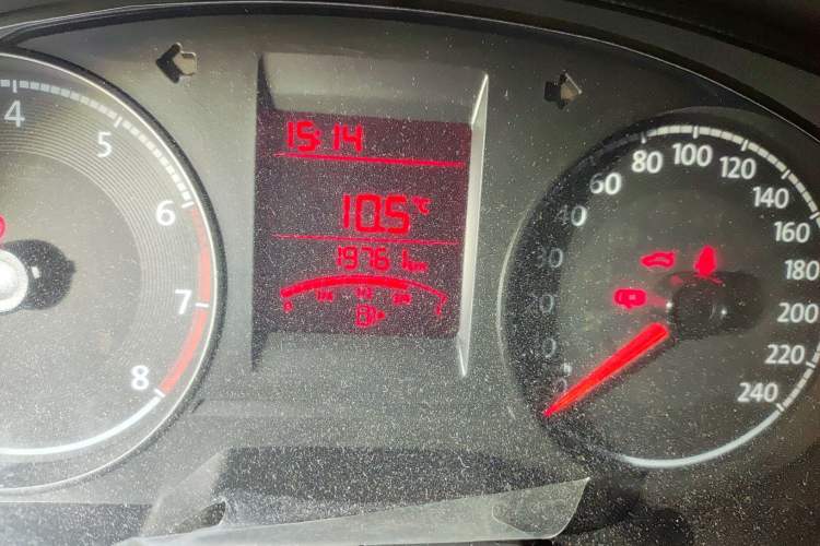 Used Volkswagen Santana 2021 1.5L Manual Fashion Edition Odometer Close Up