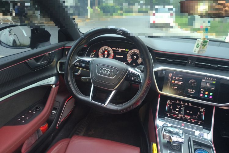 Used Audi A7L 2024 45 TFSI quattro Black Warrior Edition Steering Wheel