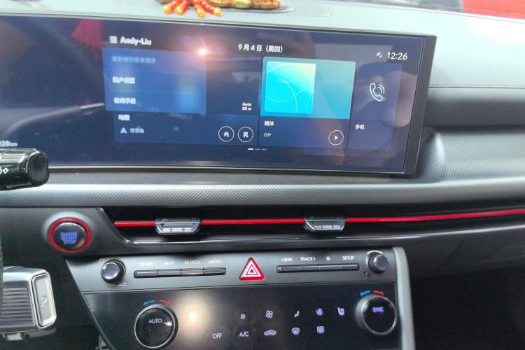 Used Hyundai Sonata 2024 2.0T N Line Air Audio And AC Panel