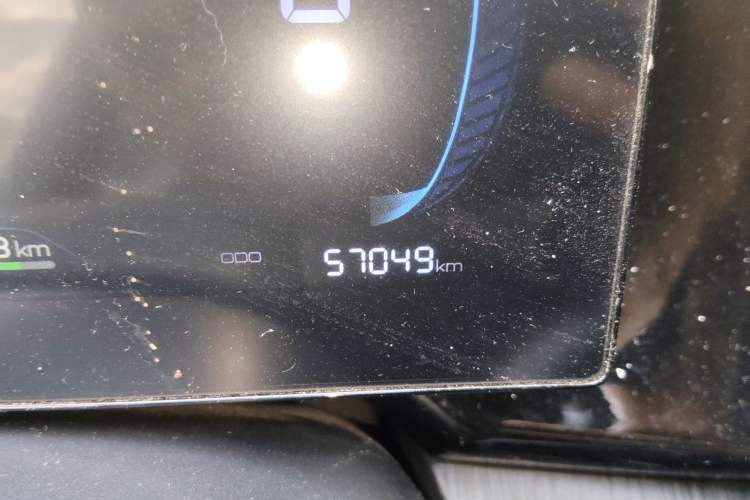 Used BYD Qin PLUS 2023 Champion Edition DM-i 55KM Leading Model Odometer Close Up