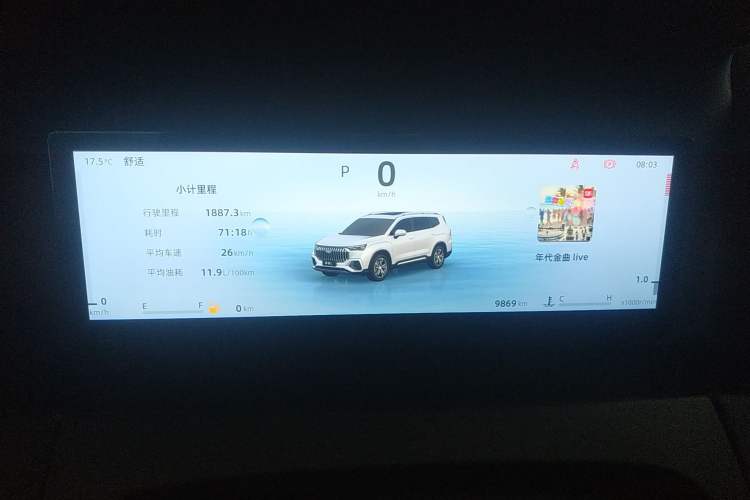 Used Geely Auto Haoyue L 2025 2.0T DCT Luxury Edition Instrument Cluster