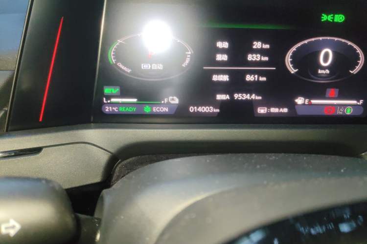 Used Honda Accord New Energy 2023 2.0L ePHEV Flagship Edition Odometer Close Up