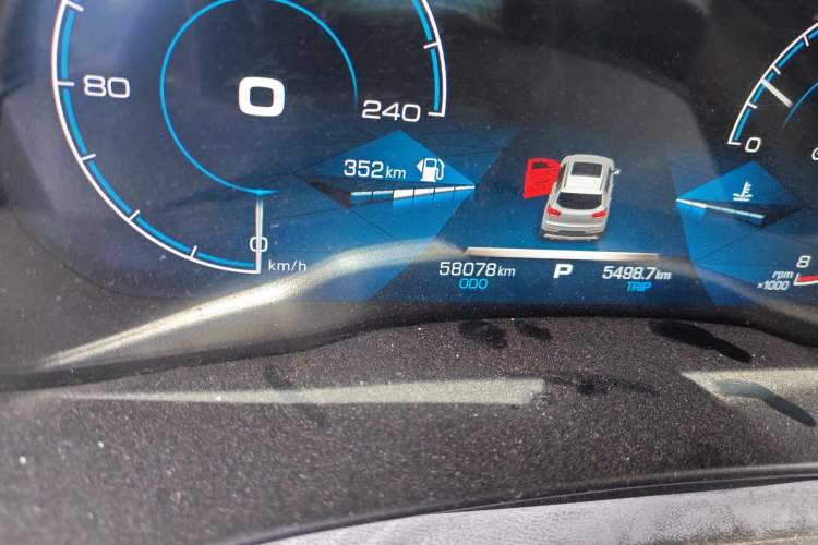 Used Haval H4 2018 Red-Label 1.5 GDIT DCT Fashion Edition Odometer Close Up