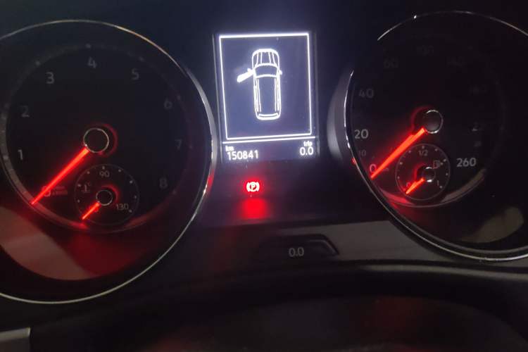 Used Volkswagen Teramont 2017 380TSI Four-Wheel Drive Luxury Edition Odometer Close Up