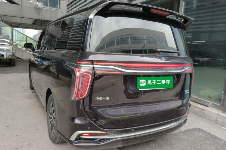 Used Hongqi HQ9 PHEV 2024 2.0T Four-Wheel Drive Business Edition Rear Left 45 Deg