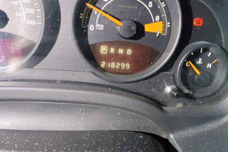 Used Jeep Patriot 2014 2.4L Sport Edition Odometer Close Up