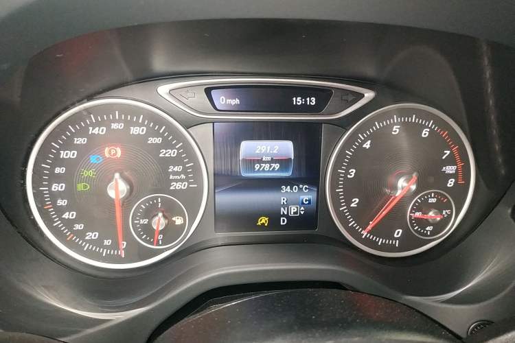 Used Mercedes-Benz A-Class 2018 A 200 Dynamic Edition Odometer Close Up