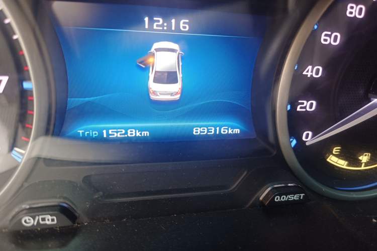 Used Geely Auto Emgrand 2017 Sedan Million Edition 1.5L Manual - Upward Version Odometer Close Up