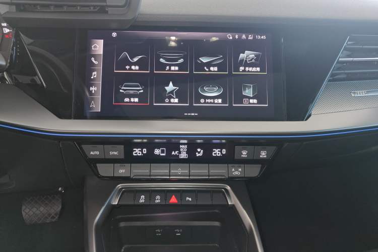 Used Audi A3 2023 Restyled A3L Limousine 35 TFSI Fashion Sport Edition Audio And AC Panel