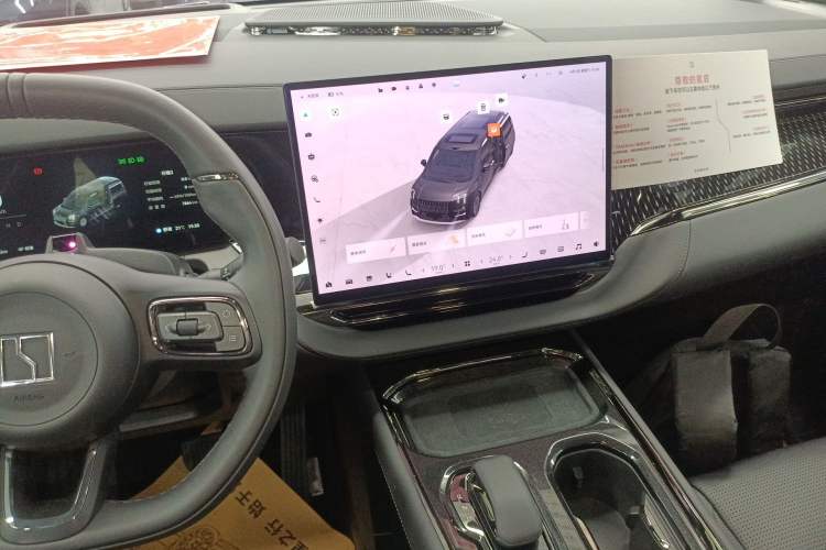 Used Zeekr 009 2024 7-Seater Walk-Through Version Four-Wheel Drive 108 kWh Audio And AC Panel