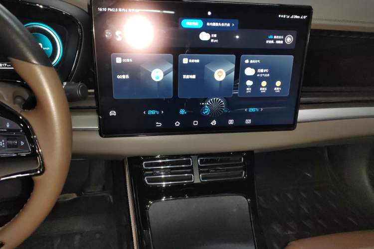 Used BYD Han 2021 EV Standard Range Luxury Model Audio And AC Panel