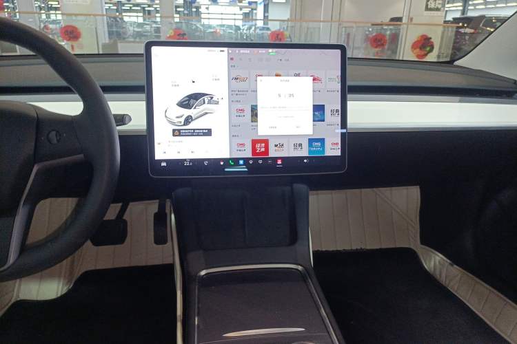 Used Tesla Model 3 2021 Revised Version Standard Range Rear-Wheel Drive Upgraded Edition 3D1 Audio And AC Panel