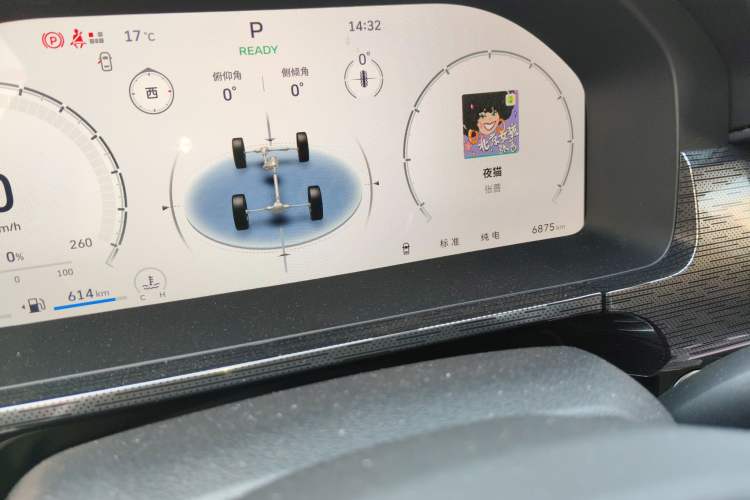 Used Tank 400 New Energy 2026 Model—Hi4-T Smart Enjoyment Version Instrument Cluster