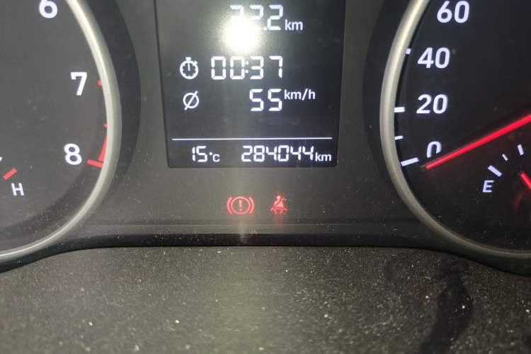 Used Hyundai Celesta 2020 1.6L Automatic GL Enjoyable Edition Odometer Close Up