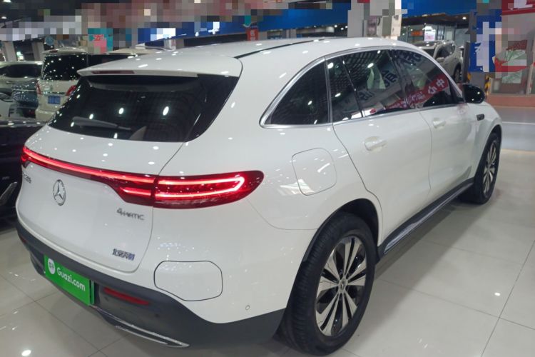 Used Mercedes-Benz EQC 2021 EQC 350 4MATIC Rear Right 45 Deg