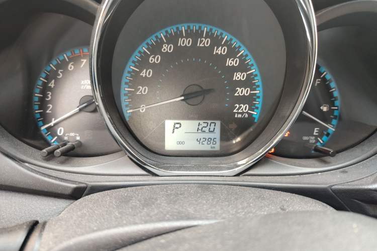 Used Toyota YARiS L Zhi Xiang 2019 1.5E CVT Dynamic Edition China VI compliant Odometer Close Up